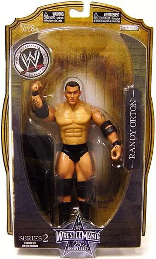 2009 WWE Jakks Pacific Ruthless Aggression WrestleMania 25th Anniversary Series 2 Randy Orton