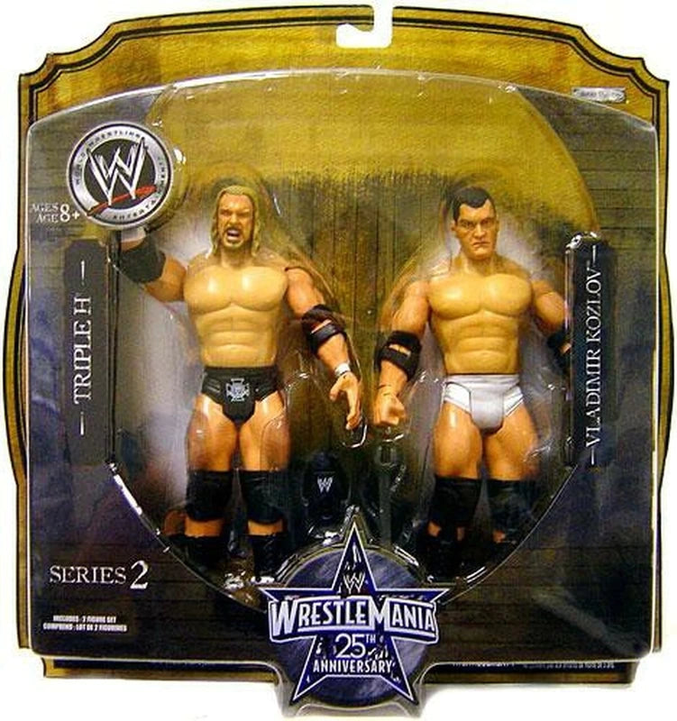 2009 WWE Jakks Pacific Ruthless Aggression WrestleMania 25th Anniversary 2-Packs Series 2: Triple H & Vladimir Kozlov
