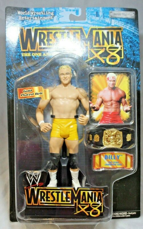 2002 WWE Jakks Pacific R-3 Tech WrestleMania X8 Billy