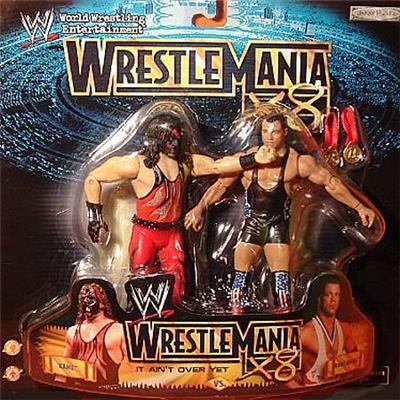 2002 WWE Jakks Pacific R-3 Tech WrestleMania X8 "It Ain't Over Yet": Kane vs. Kurt Angle