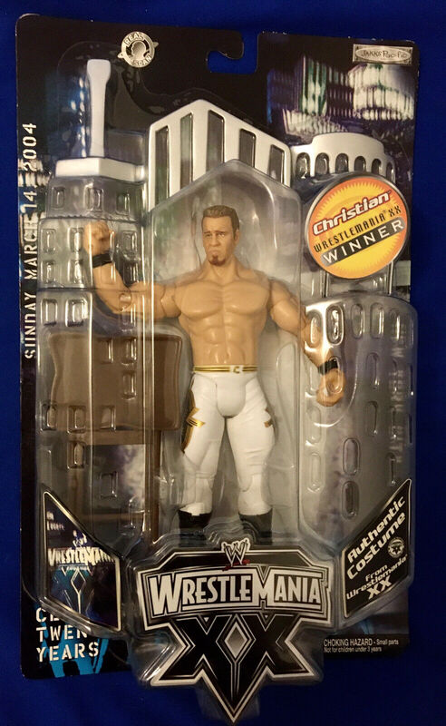 2004 WWE Jakks Pacific Ruthless Aggression WrestleMania XX "Winners" Christian