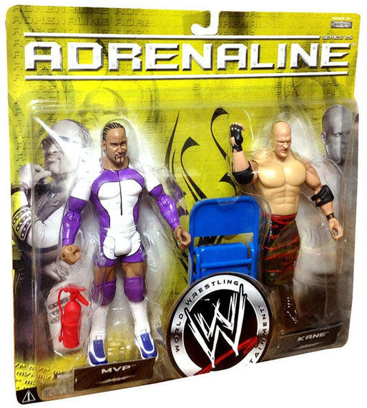 2007 WWE Jakks Pacific Adrenaline Series 25 MVP & Kane