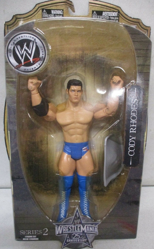 2009 WWE Jakks Pacific Ruthless Aggression WrestleMania 25th Anniversary Series 2 Cody Rhodes