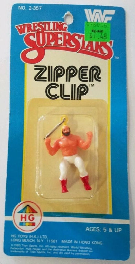 1985 WWF HG Toys Wrestling Superstars Zipper Clip Big John Studd