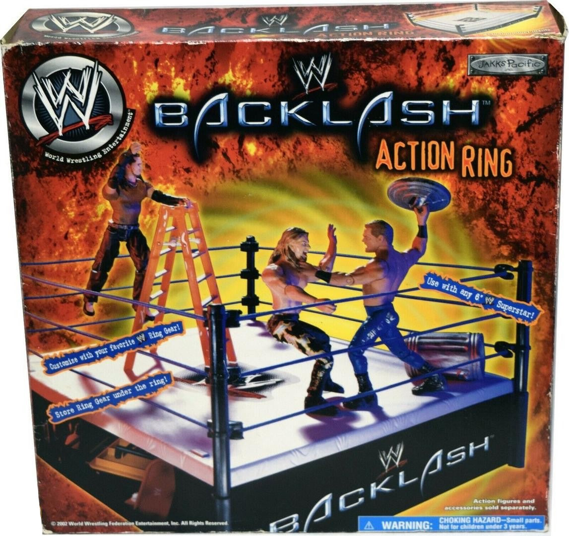 2002 WWE Jakks Pacific R-3 Tech Backlash Action Ring