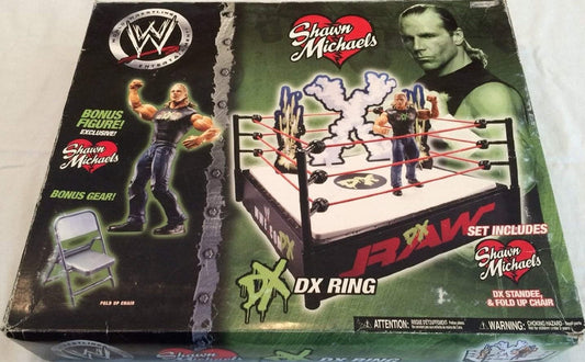 2007 WWE Jakks Pacific DX Ring [With Shawn Michaels]
