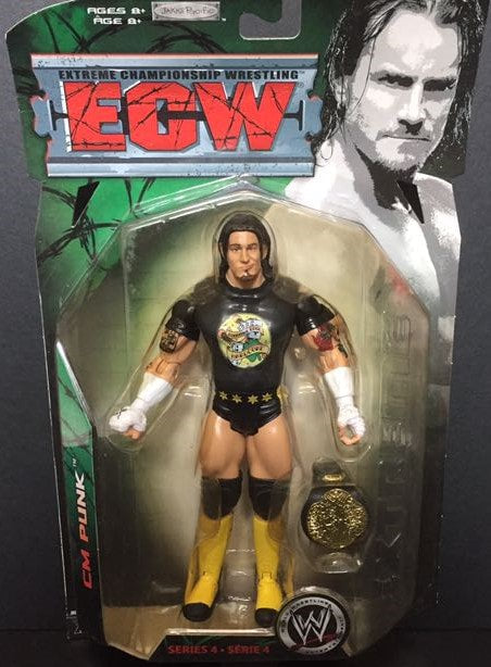 2008 WWE Jakks Pacific ECW Series 4 CM Punk