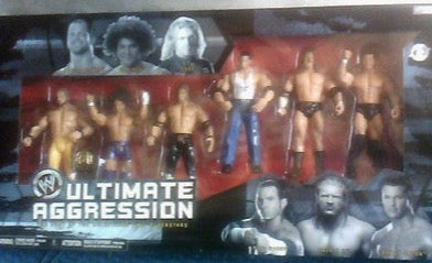 WWE Jakks Pacific Ultimate Aggression Box Set: Chris Benoit, Carlito, Edge, Matt Hardy, Triple H & Randy Orton