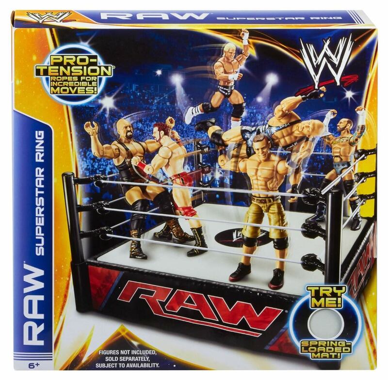2014 WWE Mattel Basic Raw Superstar Ring