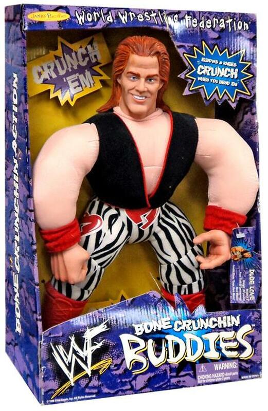 1998 WWF Jakks Pacific Bone Crunchin' Buddies Series 1 Shawn Michaels