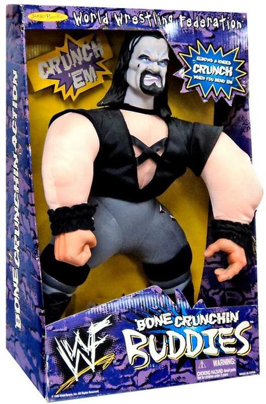 1998 WWF Jakks Pacific Bone Crunchin' Buddies Series 1 Undertaker