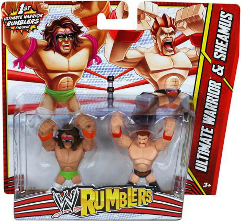 2013 WWE Mattel Rumblers Series 3 Ultimate Warrior & Sheamus