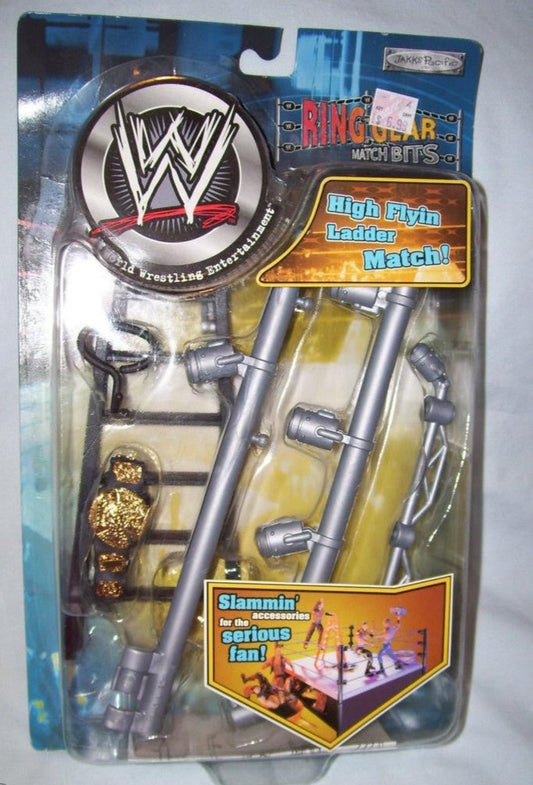 2002 WWE Jakks Pacific Ring Gear Match Bits: High Flyin' Ladder Match!