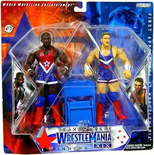 2004 WWE Jakks Pacific Ruthless Aggression WrestleMania XX "First Appearance" Team Angle: Shelton Benjamin & Charlie Haas