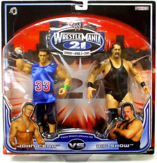 2005 WWE Jakks Pacific Ruthless Aggression WrestleMania 21 2-Pack Series 1: John Cena vs. Big Show