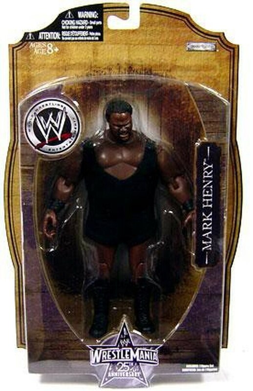 2009 WWE Jakks Pacific Ruthless Aggression WrestleMania 25th Anniversary Series 1 Mark Henry