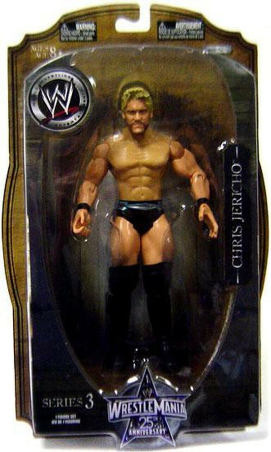 2009 WWE Jakks Pacific Ruthless Aggression WrestleMania 25th Anniversary Series 3 Chris Jericho