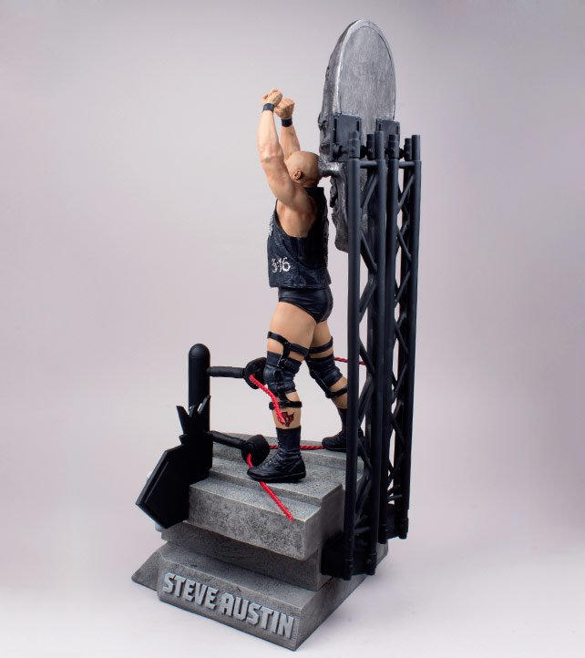 2014 WWE McFarlane Toys Stone Cold Steve Austin ICON Series Statue