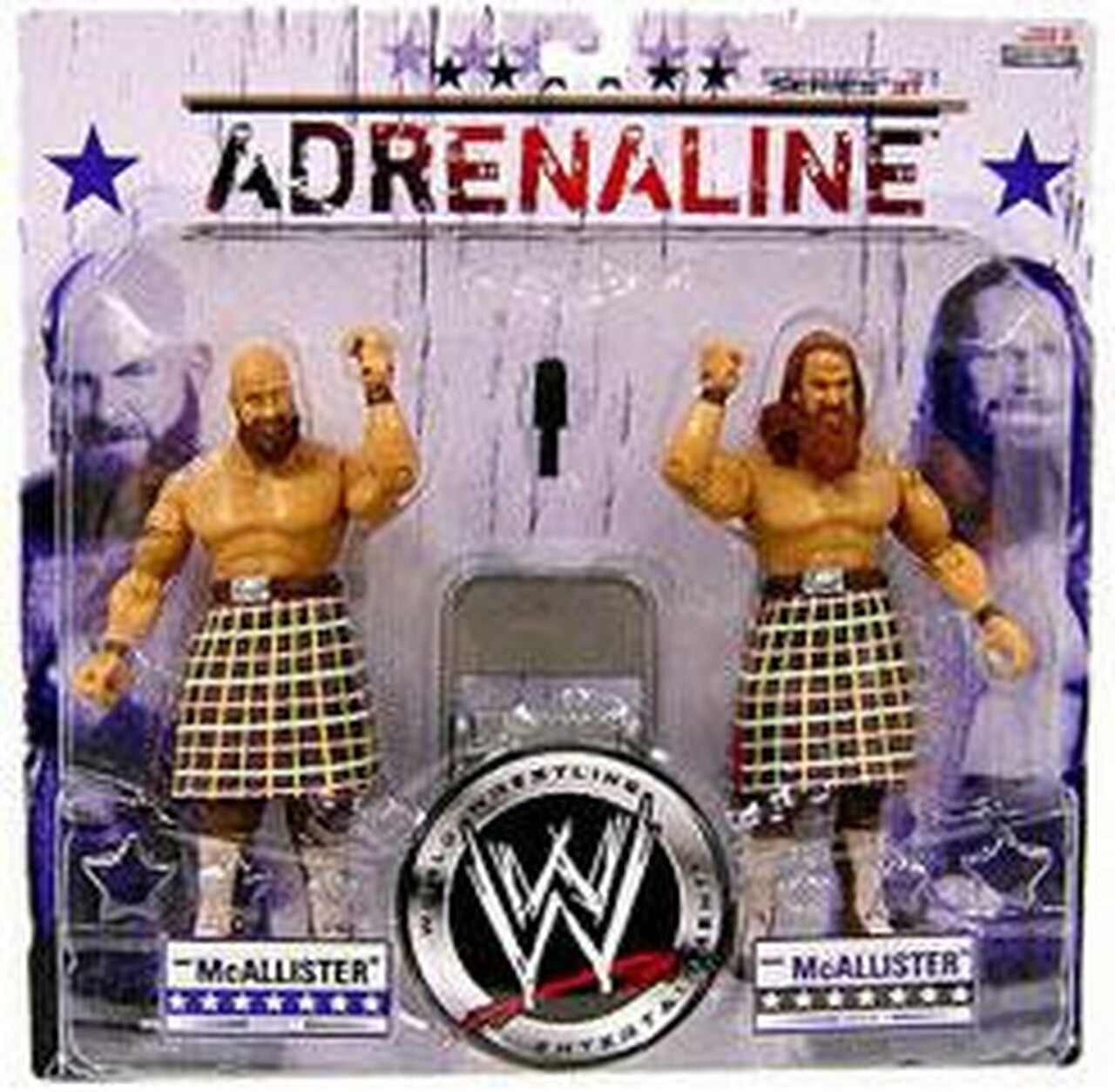 2008 WWE Jakks Pacific Adrenaline Series 31 Rory McAllister & Robbie McAllister