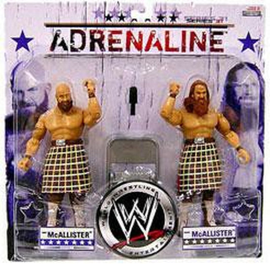 2008 WWE Jakks Pacific Adrenaline Series 31 Rory McAllister & Robbie McAllister