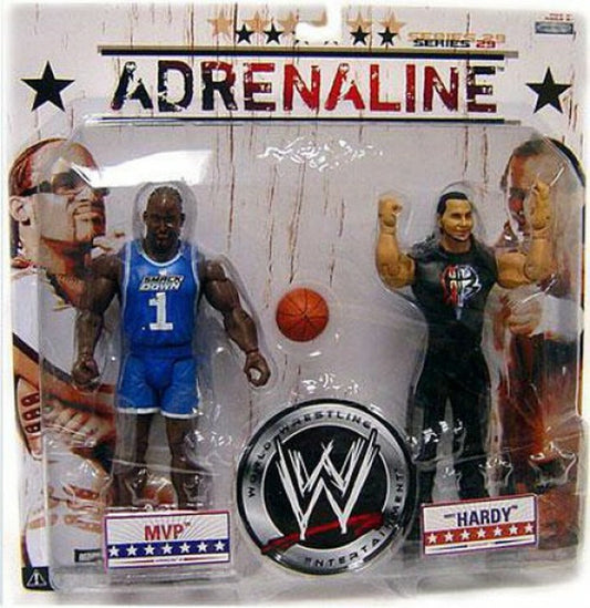 2008 WWE Jakks Pacific Adrenaline Series 29 MVP & Matt Hardy