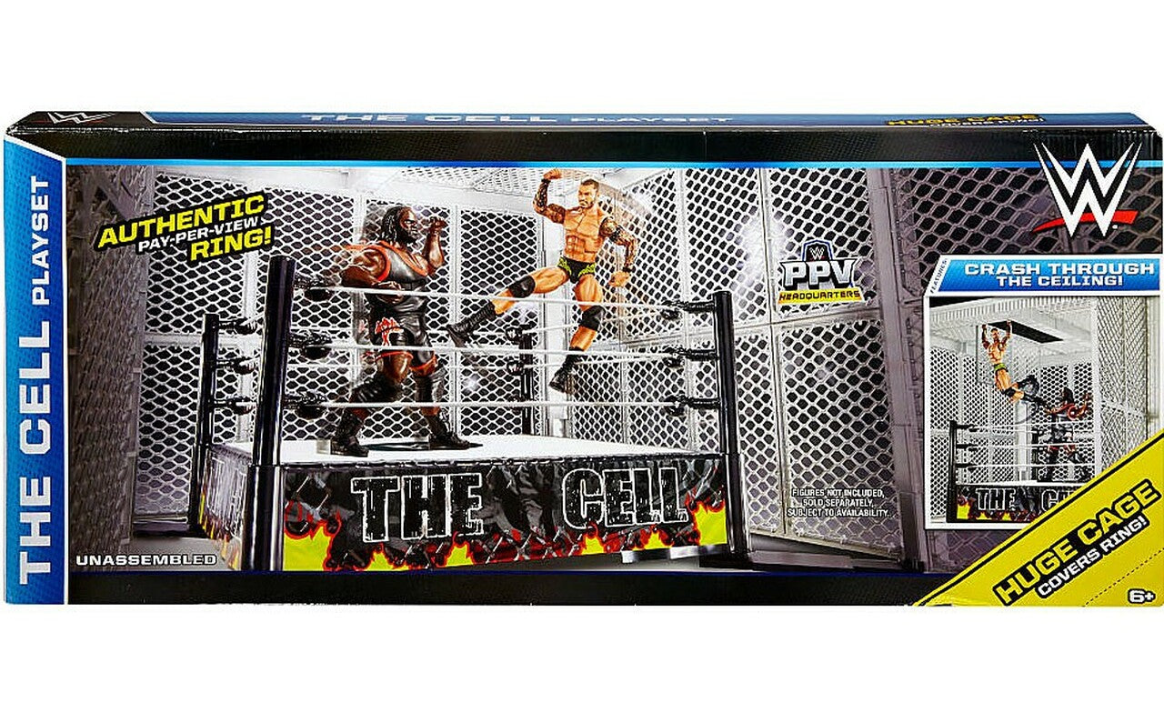 2014 WWE Mattel Basic The Cell Playset