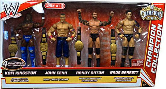 2011 WWE Mattel Basic Champions Collection: Kofi Kingston, John Cena, Randy Orton & Wade Barrett [Exclusive]
