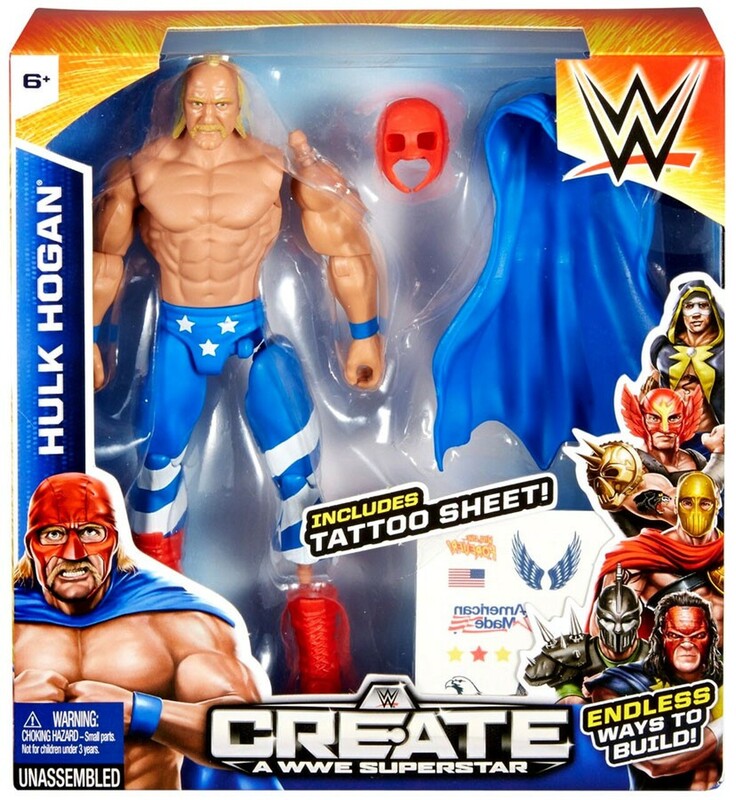 2015 WWE Mattel Create a WWE Superstar Series 1 Hulk Hogan