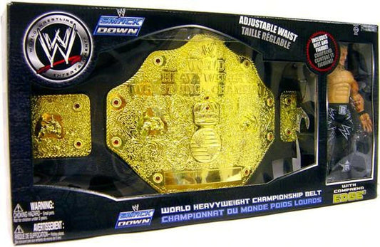 2008 WWE Jakks Pacific World Heavyweight Championship Belt [With Edge]