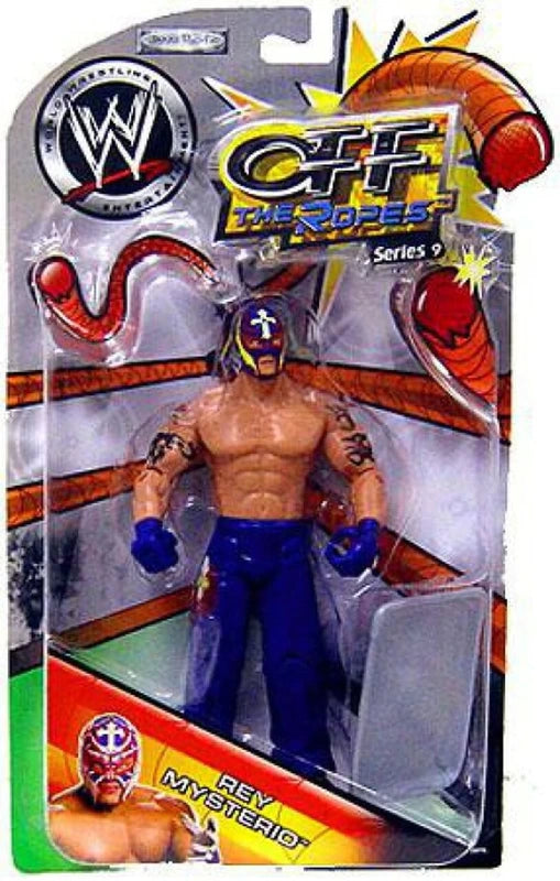 2005 WWE Jakks Pacific Ruthless Aggression Off the Ropes Series 9 Rey Mysterio