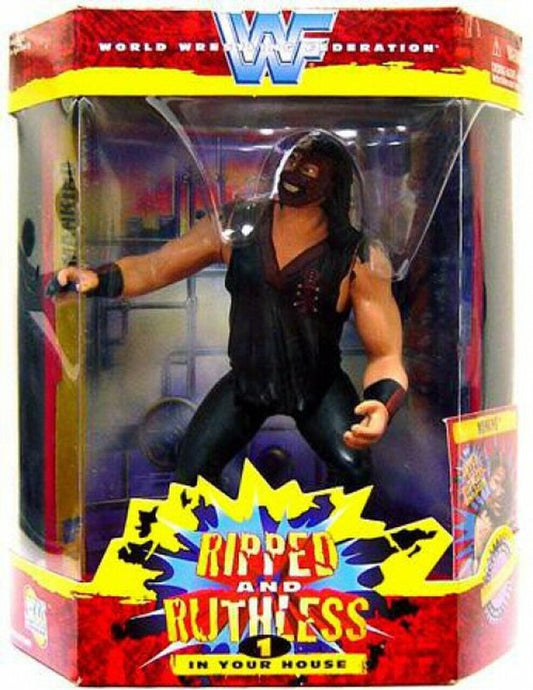 1998 WWF Jakks Pacific Ripped & Ruthless Series 1 Mankind