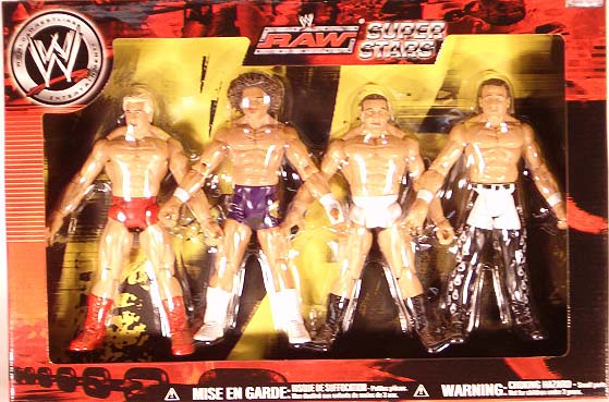 2006 WWE Jakks Pacific Titantron Live "Raw Superstars" Box Set: Ric Flair, Carlito, Chris Masters & Shawn Michaels