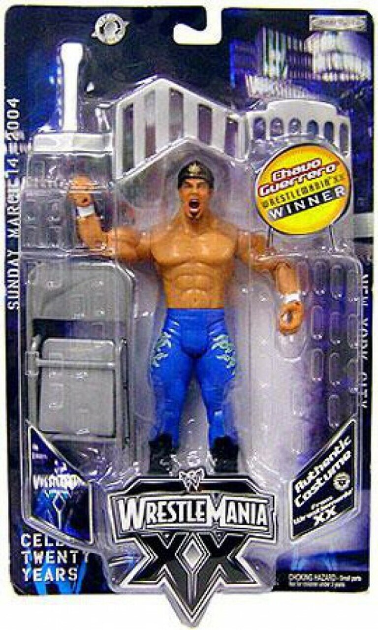 2004 WWE Jakks Pacific Ruthless Aggression WrestleMania XX "Winners" Chavo Guerrero