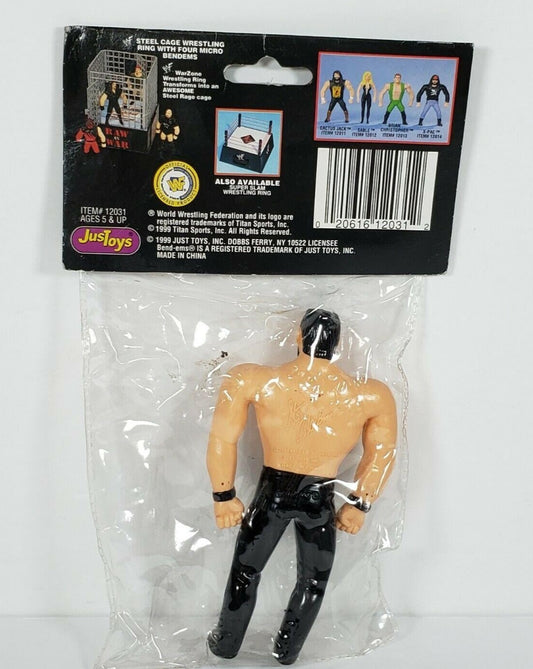 1999 WWF Just Toys Bend-Ems Champions [Bagged] Steve Blackman