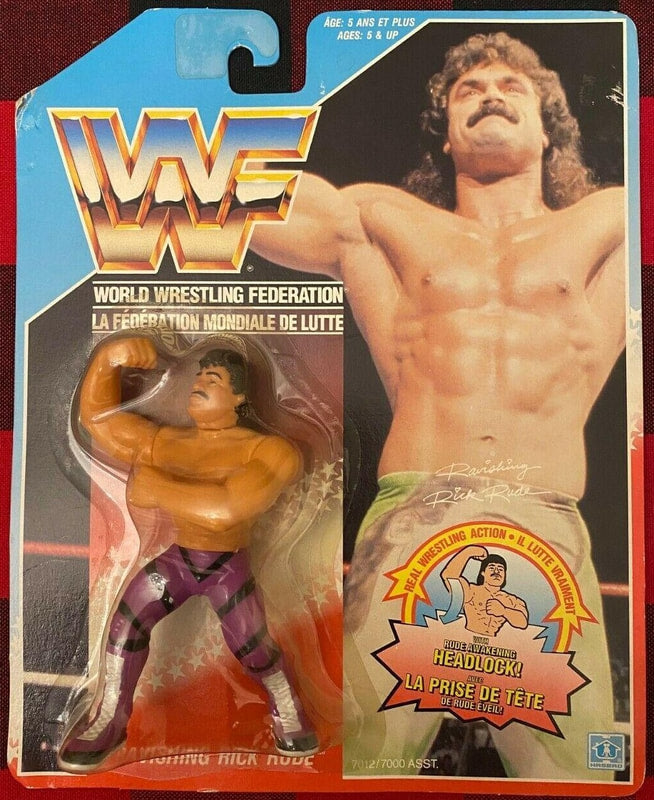 Brand New WWF Ravishing Rick Rude 1990 Titan Sports HASBRO popular Authentic, SEE PICS!