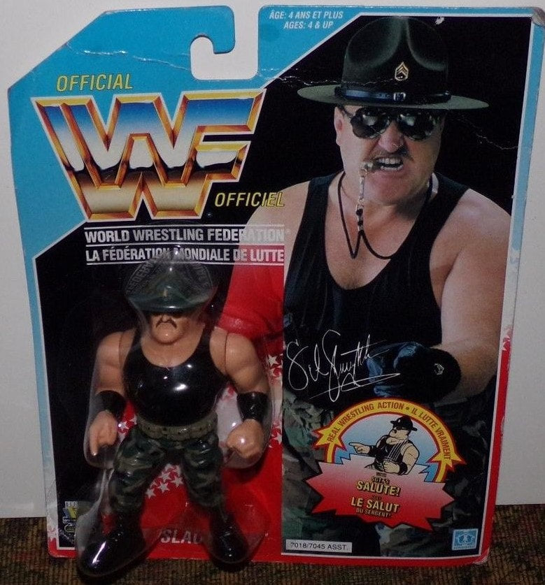 1992 WWF Hasbro Series 3 Sgt. Slaughter with Sgt.'s Salute