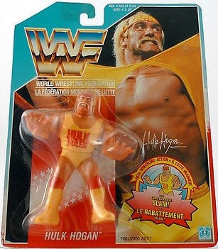 1990 WWF Hasbro Series 1 Hulk Hogan with Gorilla Press Slam!