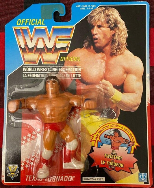 1992 WWF Hasbro Series 3 Texas Tornado with Texas Twister!