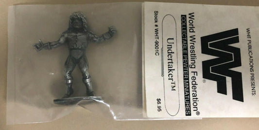 1993 WWF Whit Publications Collectable Pewter Miniature Undertaker