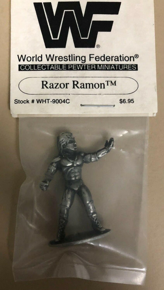 1993 WWF Whit Publications Collectable Pewter Miniature Razor Ramon