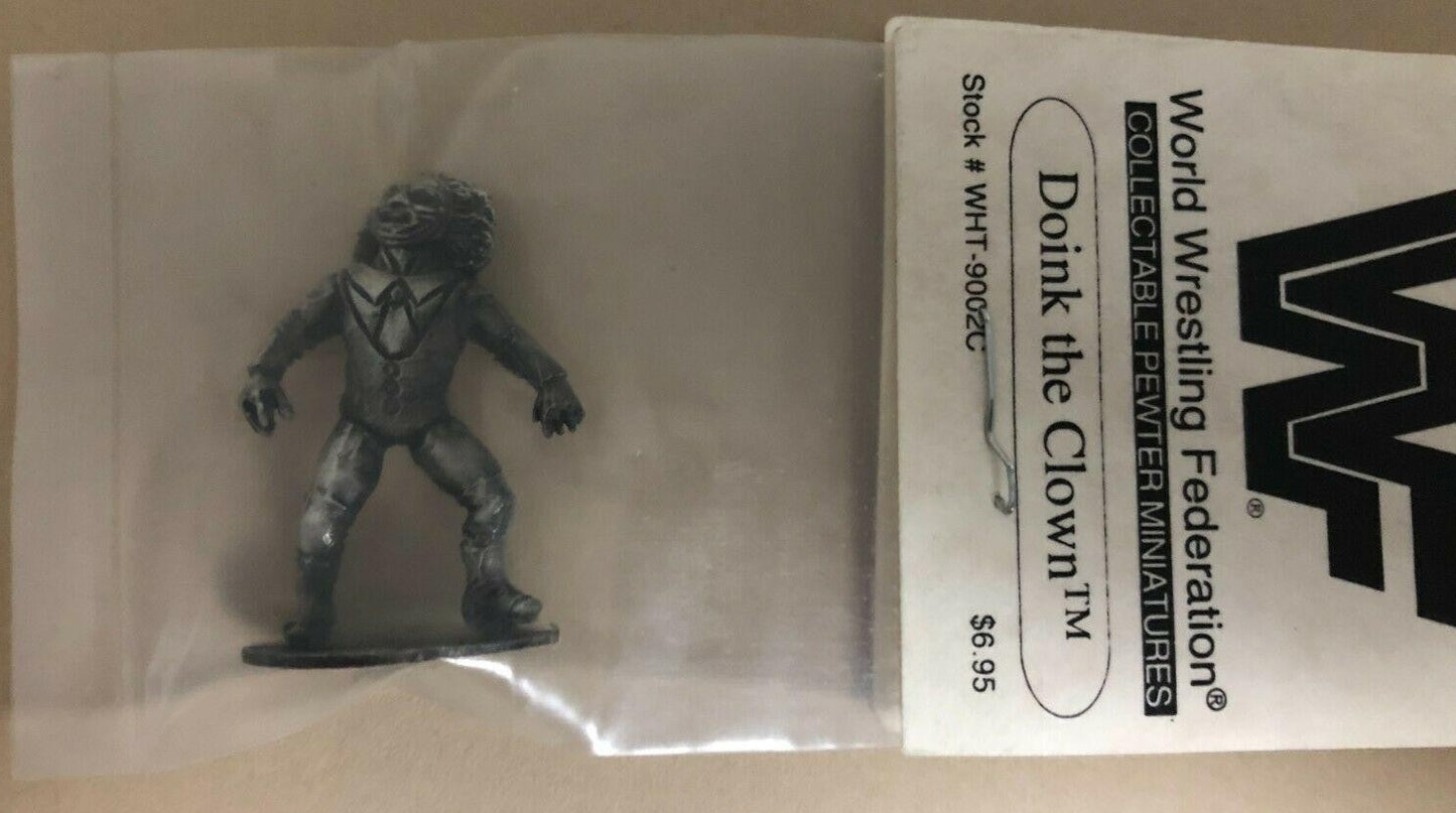 1993 WWF Whit Publications Collectable Pewter Miniature Doink the Clown
