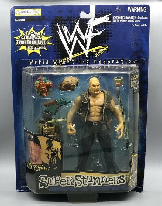 1999 WWF Jakks Pacific Titantron Live Super Stunners Stone Cold Steve Austin