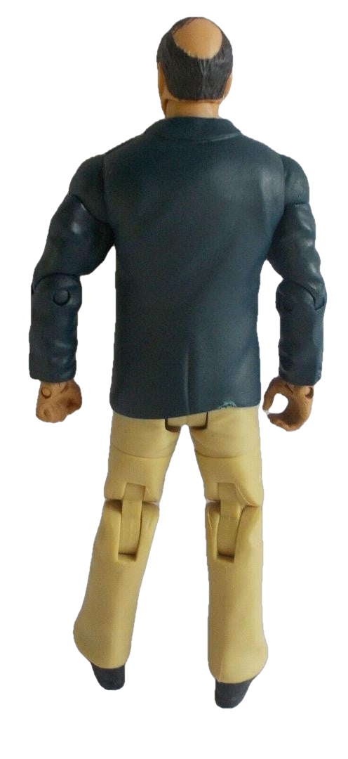 2015 WWE Mattel Basic Then, Now, Forever Mean Gene Okerlund [Build-A-Figure]