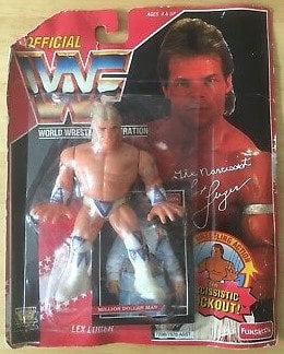 1995 WWF Funskool Lex Luger with Narcissistic Knockout!