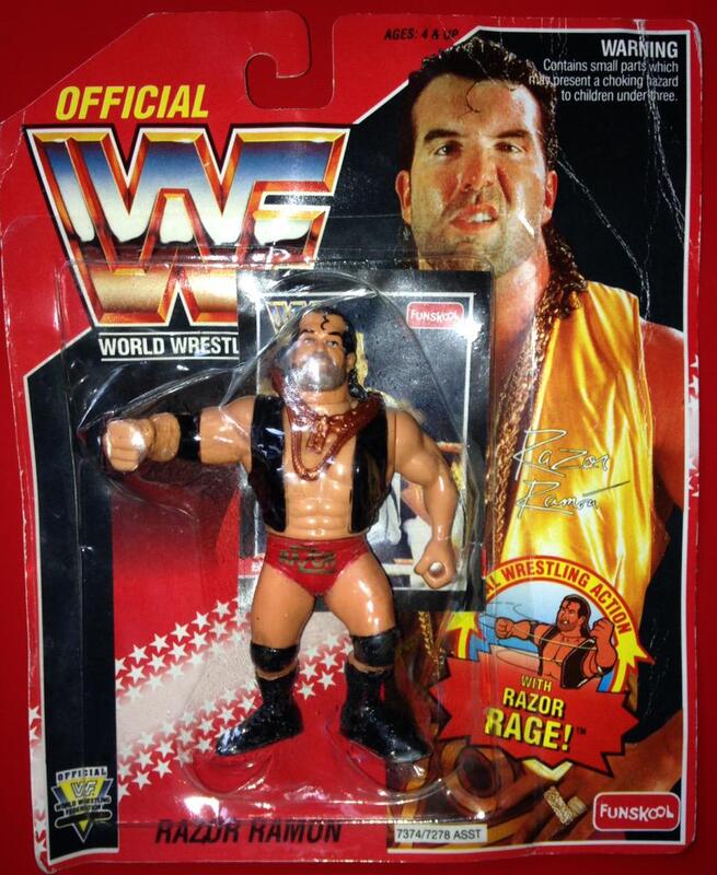 1995 WWF Funskool Razor Ramon with Razor Rage!