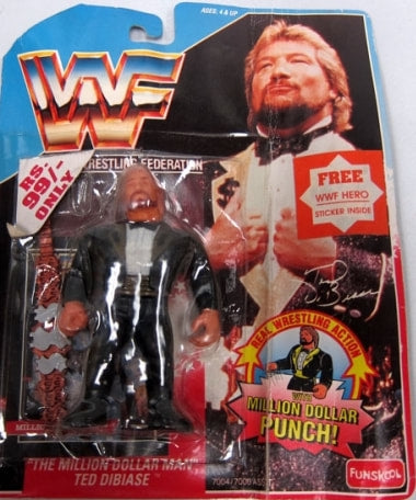 1994 WWF Funskool "The Million Dollar Man" Ted DiBiase with Million Dollar Punch!