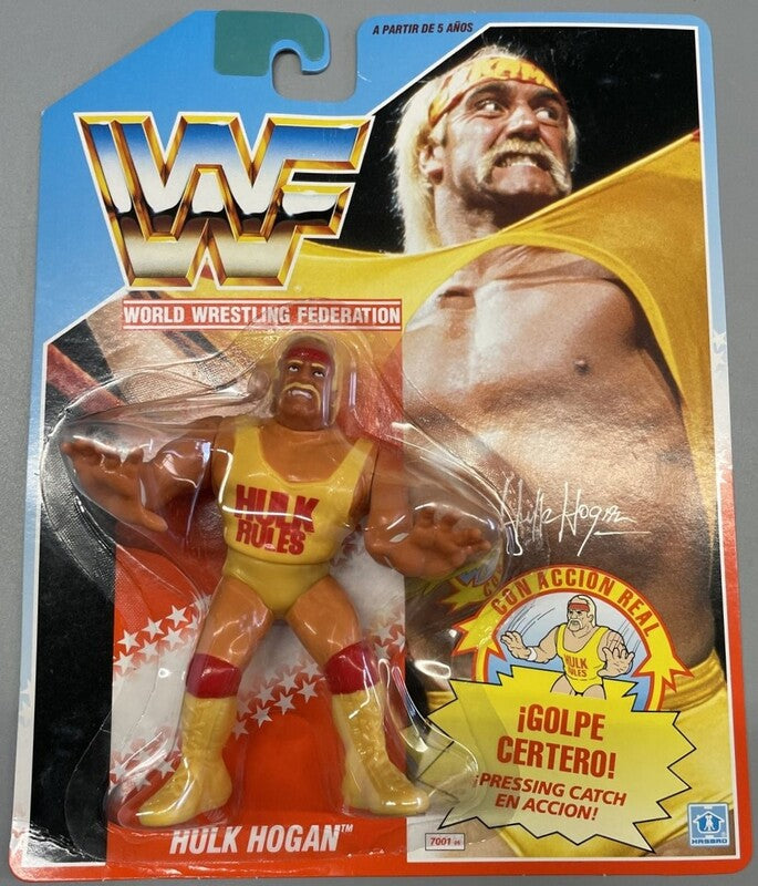 1990 WWF Hasbro Series 1 Hulk Hogan with Gorilla Press Slam!