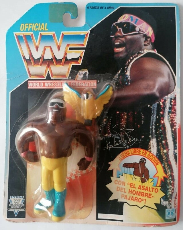 1992 WWF Hasbro Series 3 Koko B. Ware with Birdman Bounce!