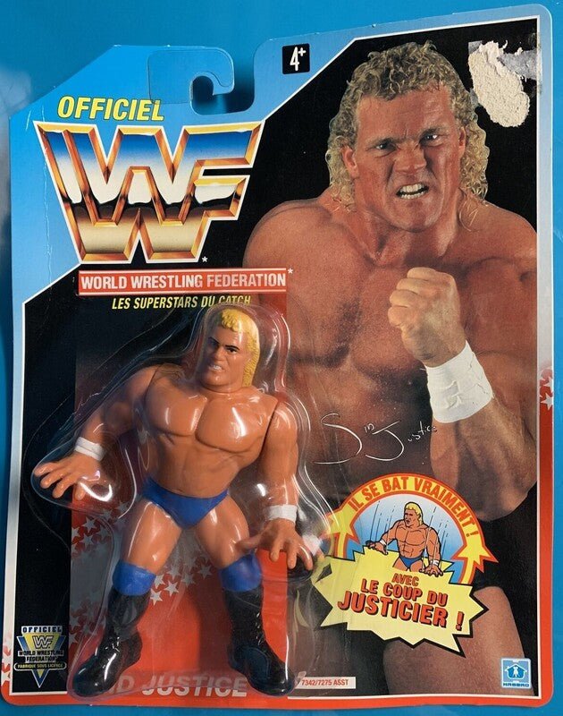 1993 WWF Hasbro Series 5 Sid Justice with Power Bomb!