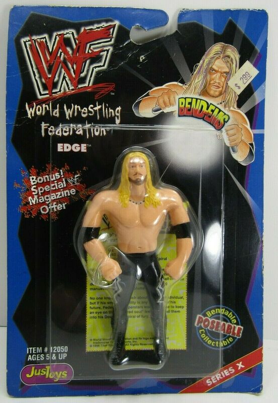 1998 WWF Just Toys Bend-Ems Series 10 Edge